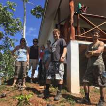 Noah and the group surveying the  land
