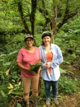 Abby and Daney Collect baby tree bouquets