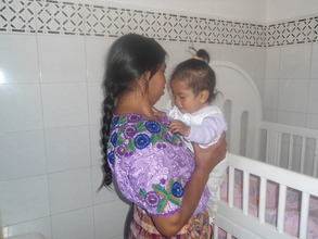 Vidalia and her mother at health center