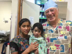 Edvin, his mother and Dr. Nahum from Faces of Hope