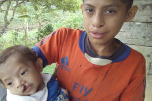 Fredy and his sister Dulce