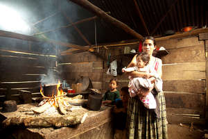 Typical home of patient