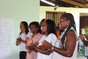 women participating in the activity