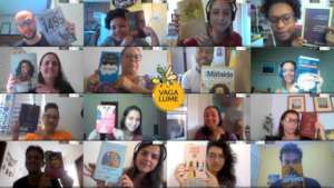 Vaga Lume's team online meeting