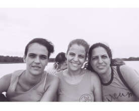 Sylvia Guimaraes, Lais Fleury and "Fofa" Meinberg