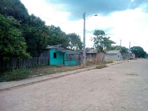 House chosen to become the library (blue one)