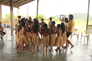 Young people dancing Parixara in Santa Rosa