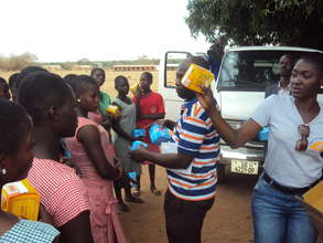 Donation of menstrual pads