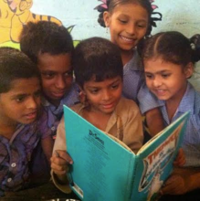 The Gladiators at their reading corner