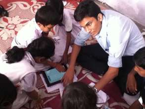 Fellow teaching banking skills
