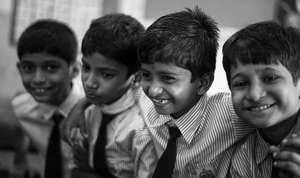 Teach For India students