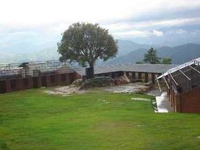 A view of the newly constructed school blocks