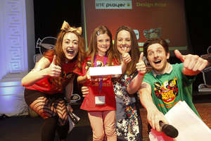 Coolest Projects winner Lexie with Presenters!