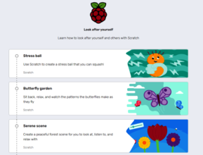 Our new coding project: 'Look after yourself'