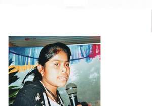 Female student addresses Inauguration Ceremony