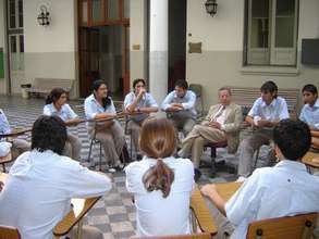 Students during class