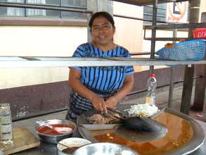 Dona Luisa and Her Food Cart