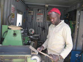 Wheelchair technicians at work