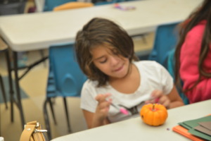 Pumpkin Decorating was Fun!