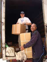 Delivering supplies to those in need