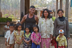 The Kanns, one of our Ibis Rice families - WCS