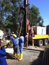 Drilling the borehole