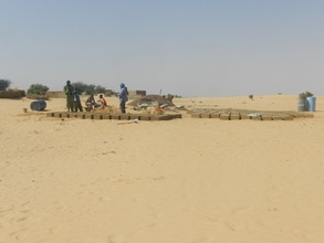 Area where we will build Tombouz 3-classrom School
