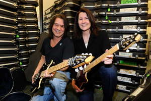 Eddie Van Halen with MHOF CEO Felice Mancini