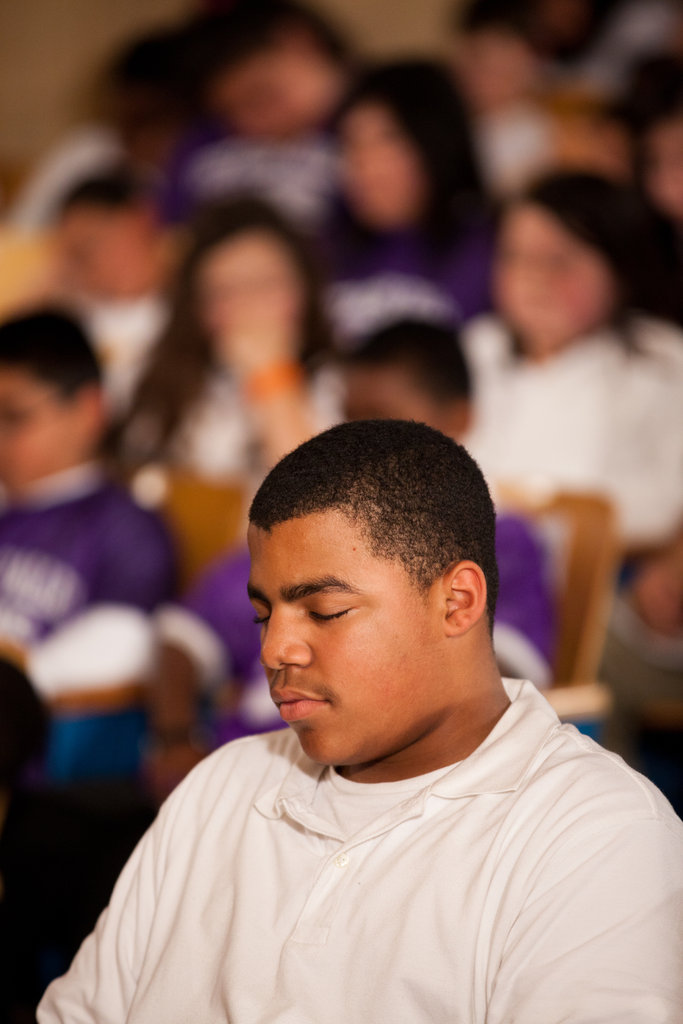 Teach meditation to 50 transitional youth