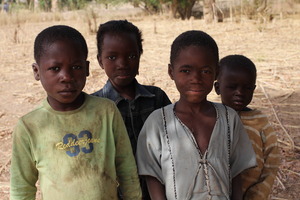Four School Children