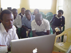 Skype session for Nyaani book club students