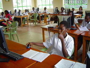 Computer instruction class for Makaalu Sec. School