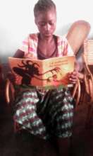 Young reader of Fatou Keita