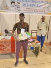 Librarian of Humanitas library in Bobo-Dioulasso