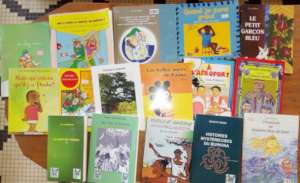 The books purchased to de distributed to Koumbia