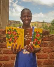 Smiling reader of Fatou Keita, Feb 2016
