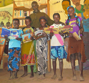 Girl-centered books to 60 village libraries