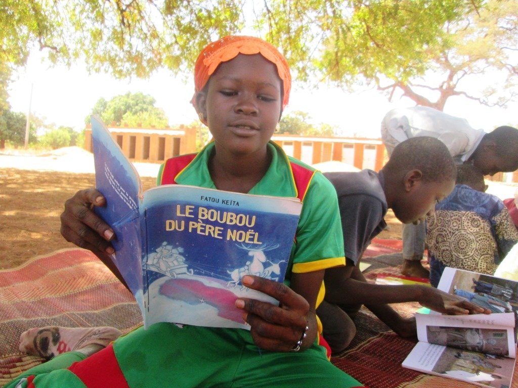 Girl-centered books to 60 village libraries