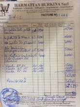 Receipt (~$70) for books purchased Sept 2018