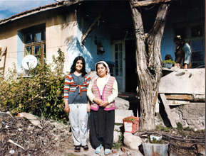 Kardelen and her mother, Sadiye