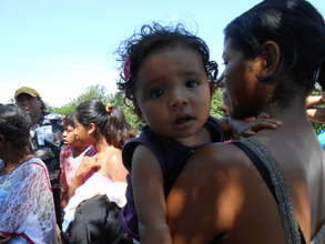 A girl and a mother receiving your help!
