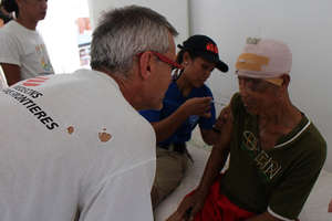 Doctors Without Borders provides medical care