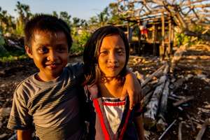 Children survivors, photo courtesy of Mercy Corps