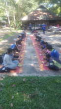 Lunch Time Together Outside