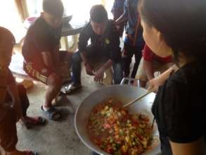 Teaching cooking