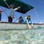 Gently back into the water you go!