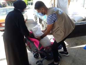 Providing food parcels