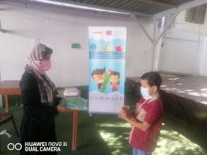 Providing children with stationary