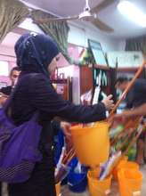 families receive hygiene kits