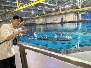 The VIP experience at the aquarium!